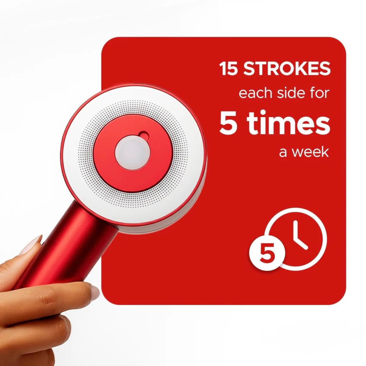 Elryn 3-1 Red Light Therapy Scalp Massager and Oil Applicator