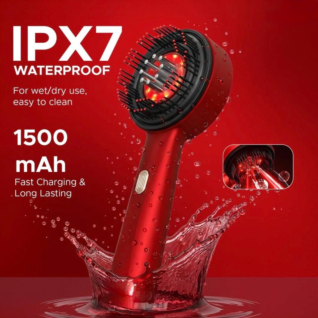 Elryn 3-1 Red Light Therapy Scalp Massager and Oil Applicator